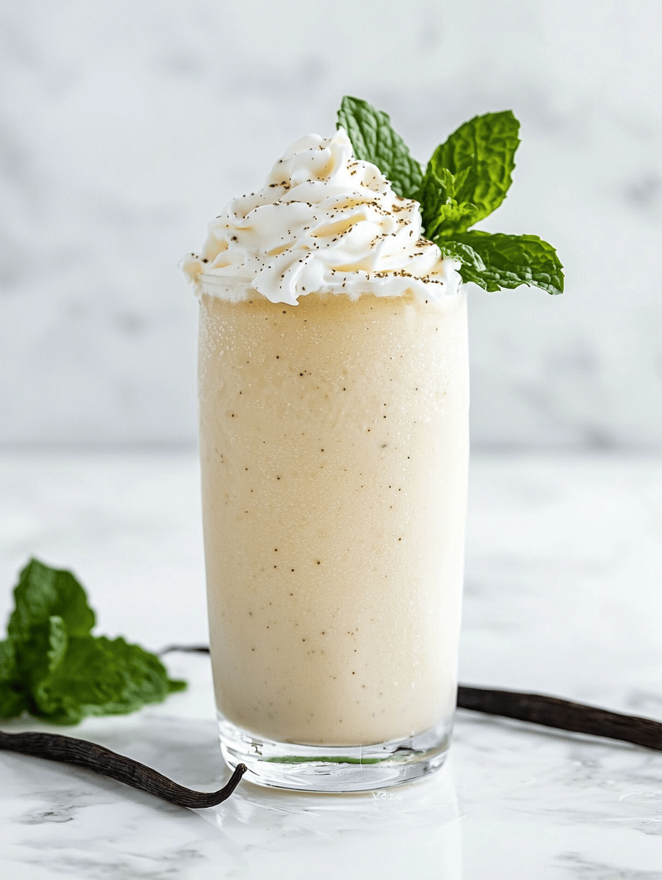 Unusual Vanilla Slushie: A Nostalgic Chill with a Twist