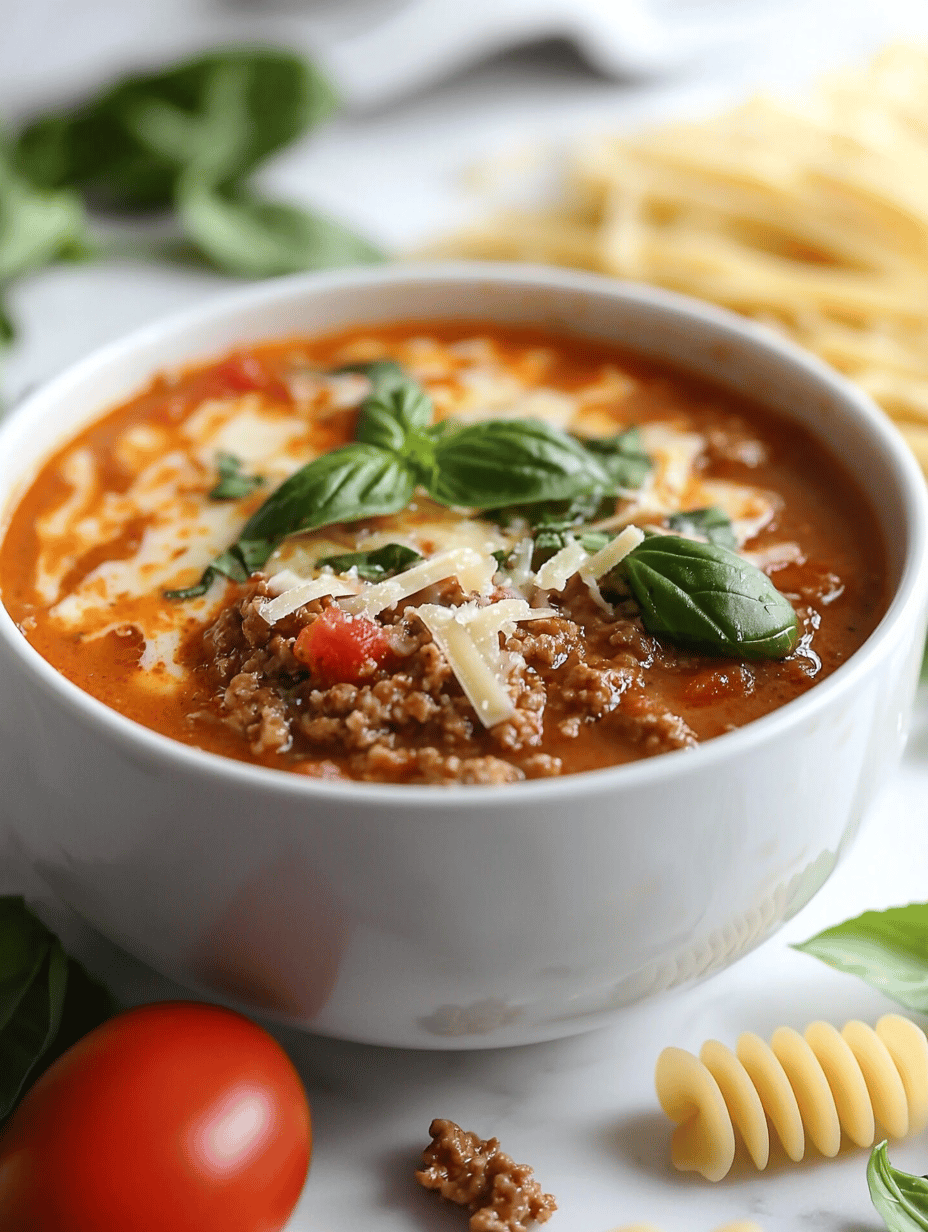 How to Turn Lasagna into a Cozy Bowl: The Unexpected Charm of Lasagna Soup