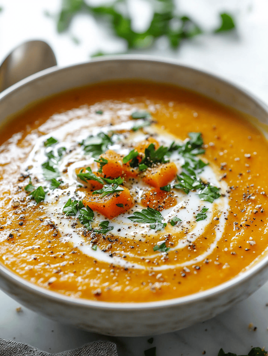 Hidden Comfort: Roasted Butternut Squash & Carrot Soup for Cozy Days