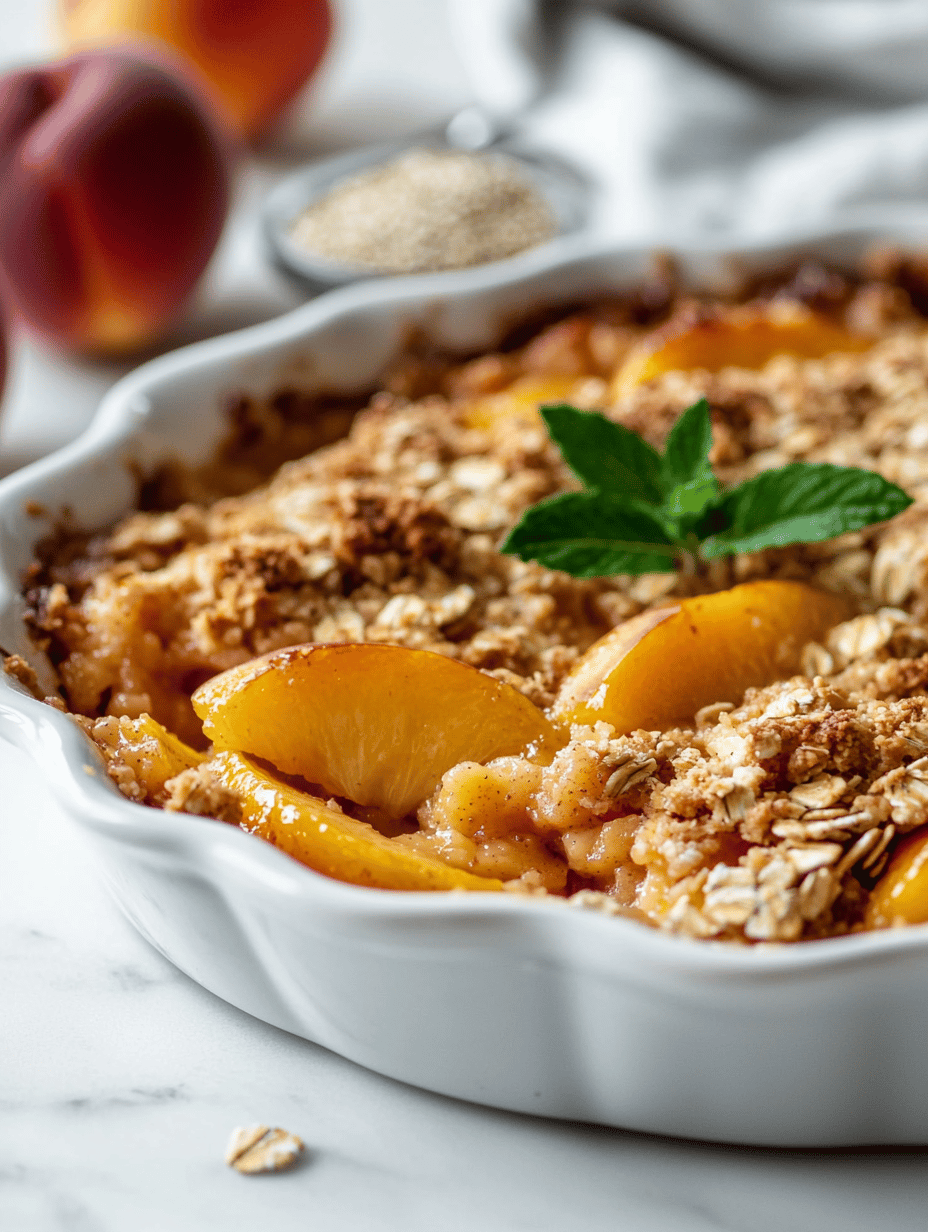 Sweet Summer Tactics: Mastering the Peach Crisp