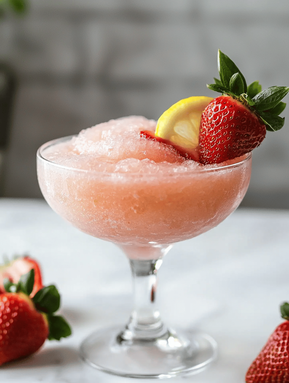 Chill with a Twist: The Surprising Art of Rosé Wine Slushies