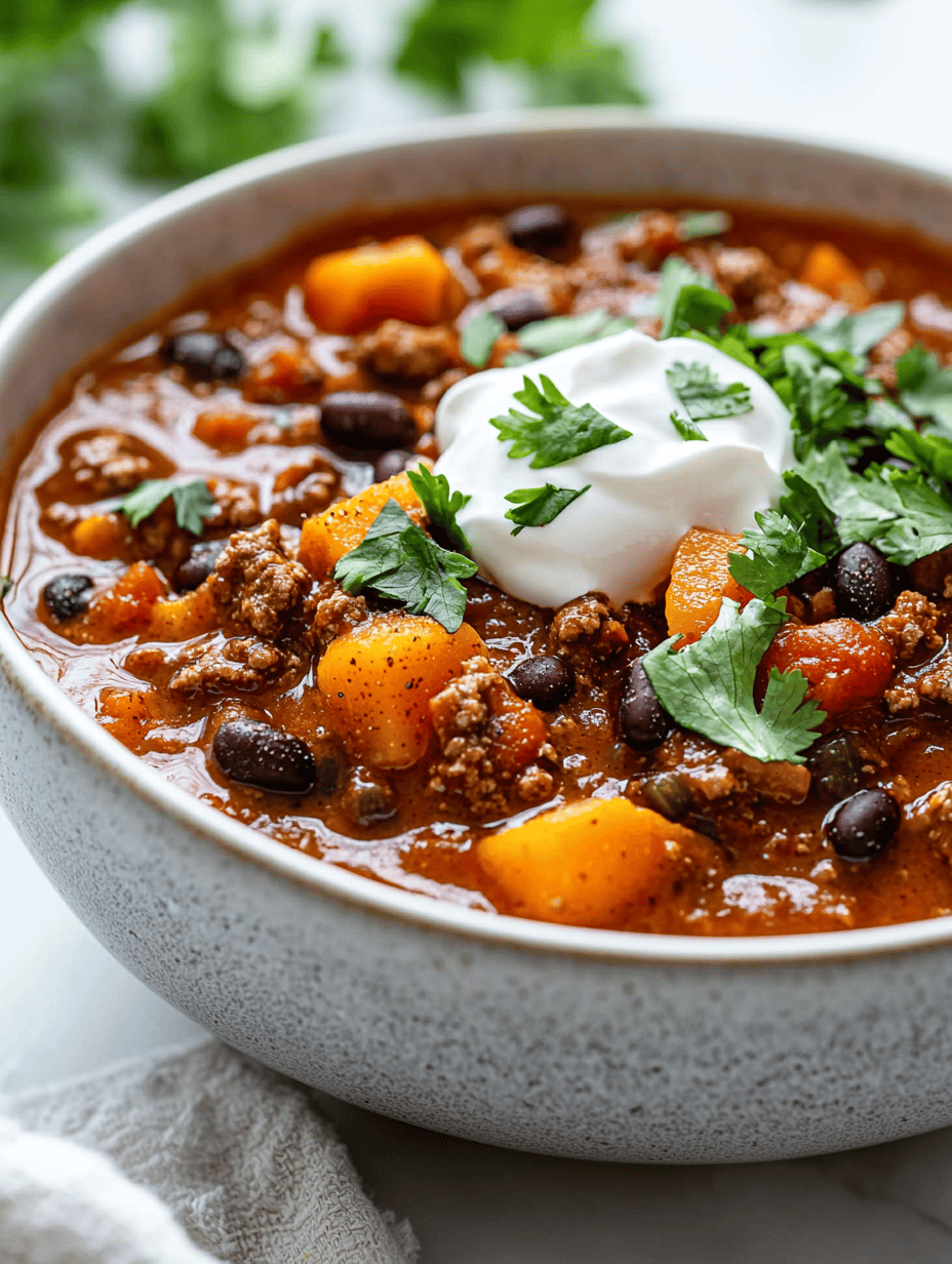 Autumn’s Secret: Slow Cooker Pumpkin Chili with a Twist
