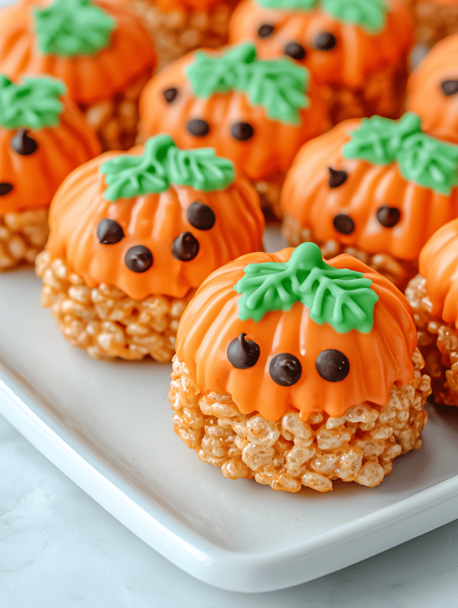 Spooky Sweetness: Halloween Pumpkin Rice Krispie Treats That Wow