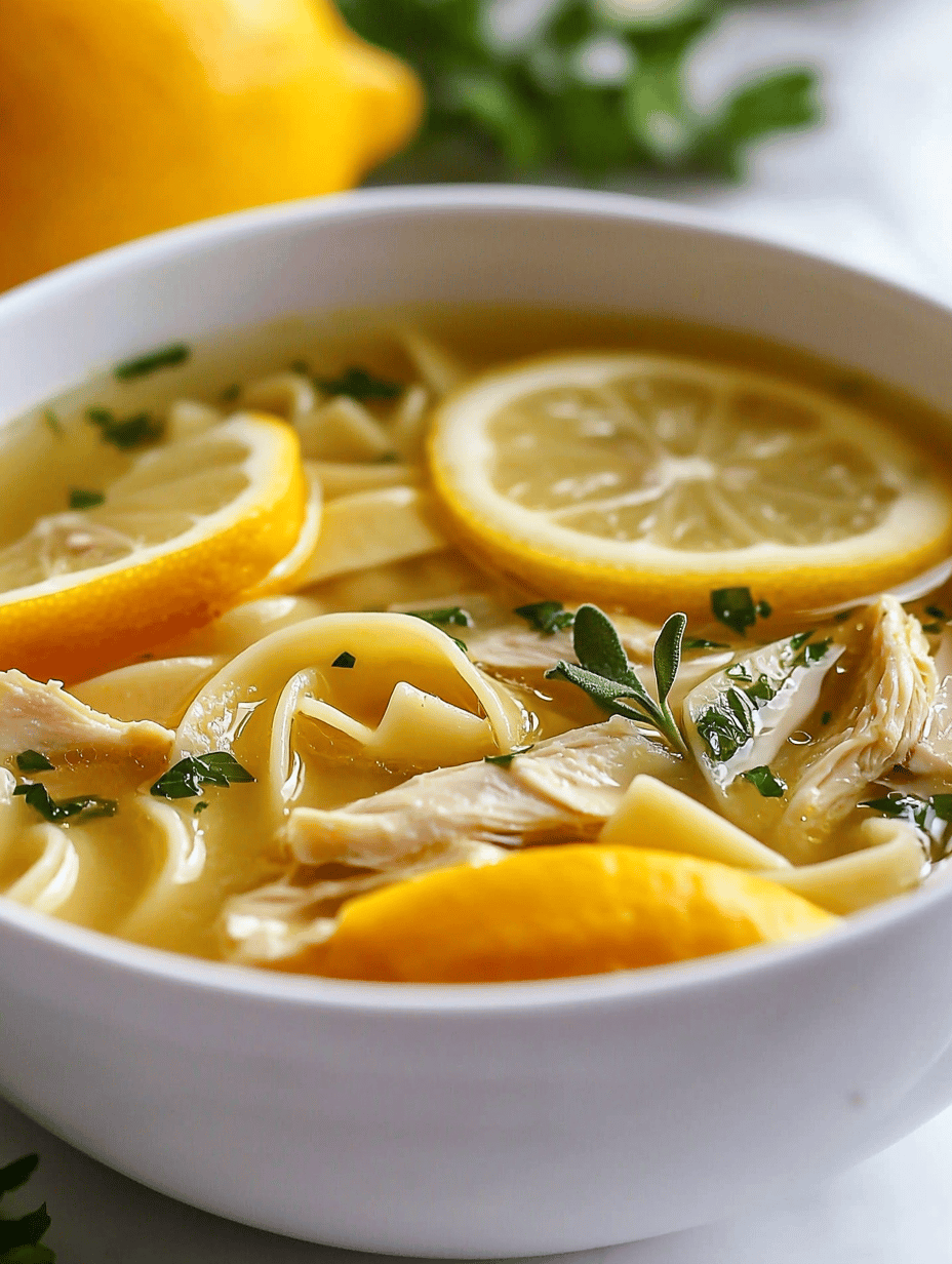 Reviving Cozy: The Unexpected Charm of Lemon-Infused Chicken Noodle Soup
