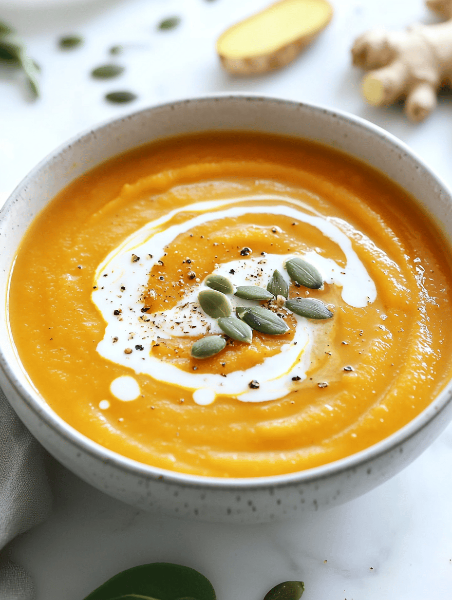Roasted Butternut & Ginger Symphony: A Soup That Transforms Autumn