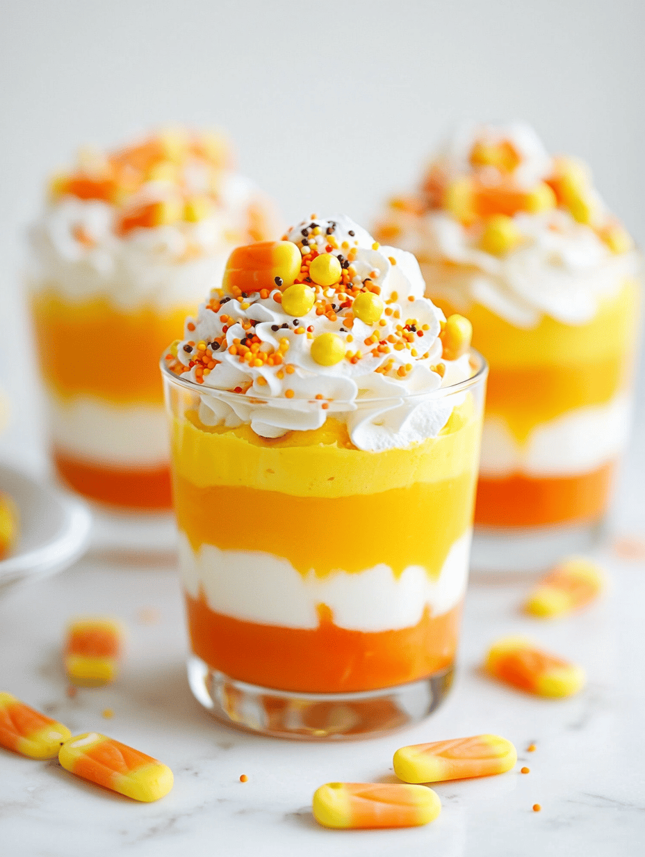 Spooky Sweetness: Halloween Candy Corn Parfaits for the Curious Connoisseur