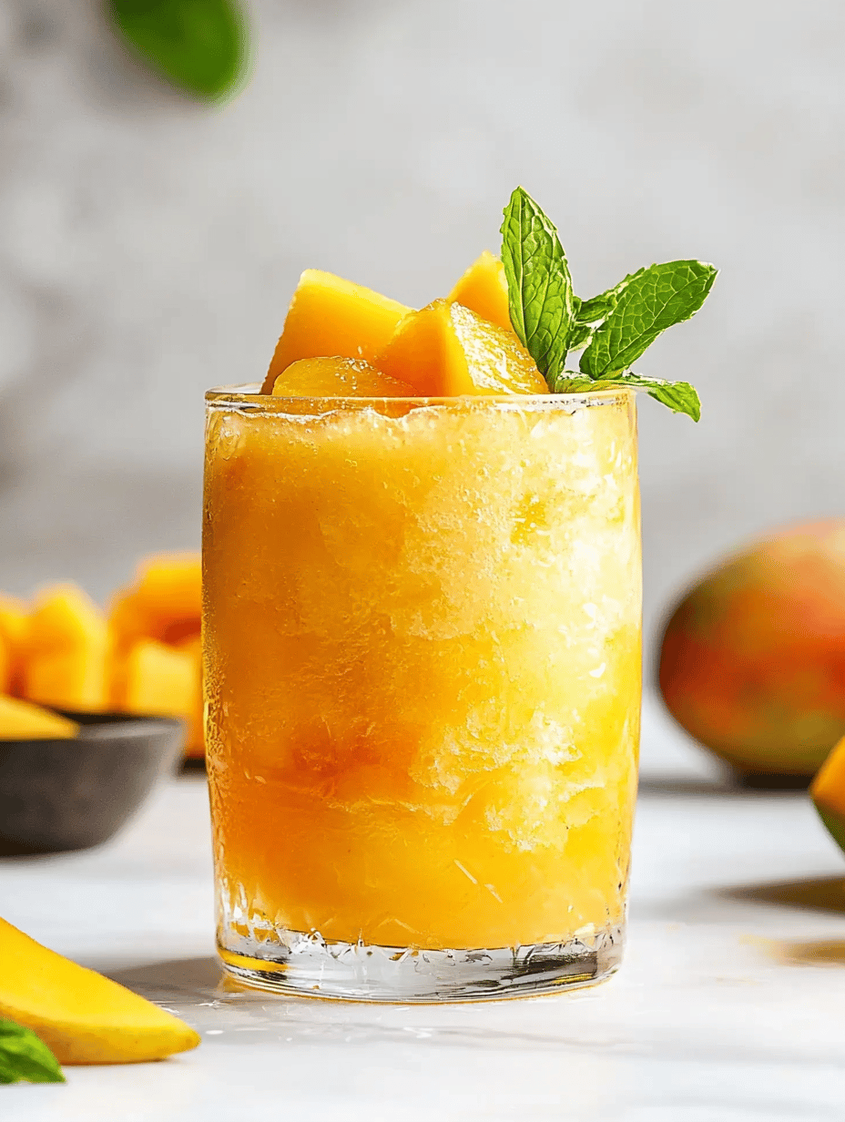 Mango Slushie: A Cool Twist for Unexpected Heatwaves