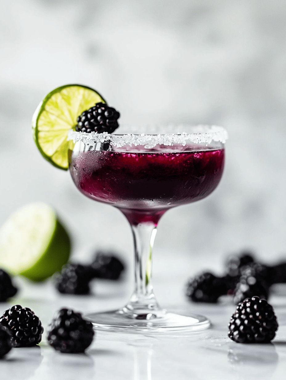 Enchanted Sips: The Spookiest Black Magic Margarita